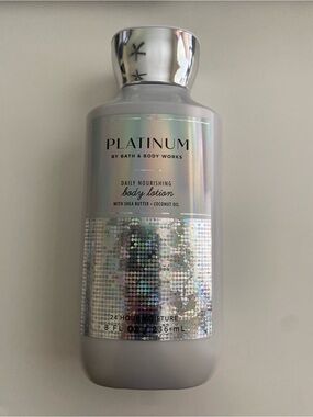 Bath & Body Works Platinum Body Lotion w/Shea Butter Full Size New